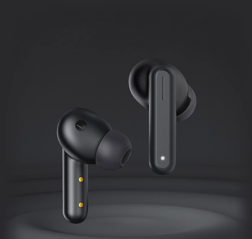 Haylou GT7 Neo Left and right earbuds