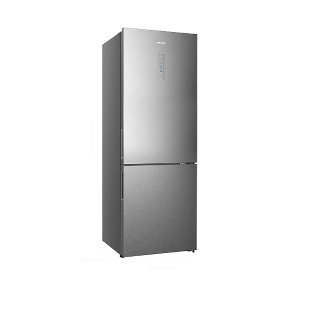 Dimensions of the Hisense RB645N4BIE refrigerator