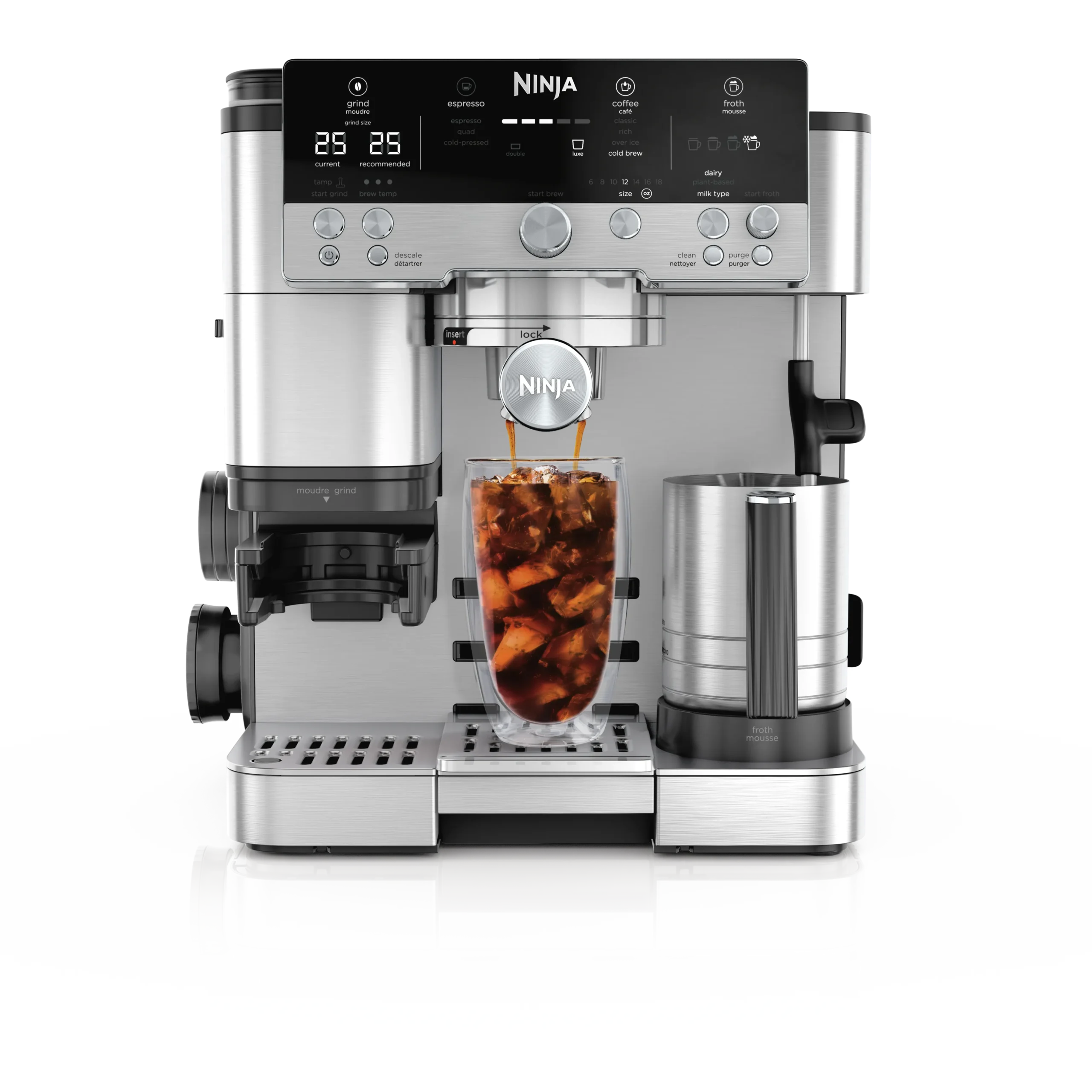 Ninja coffee machine front view