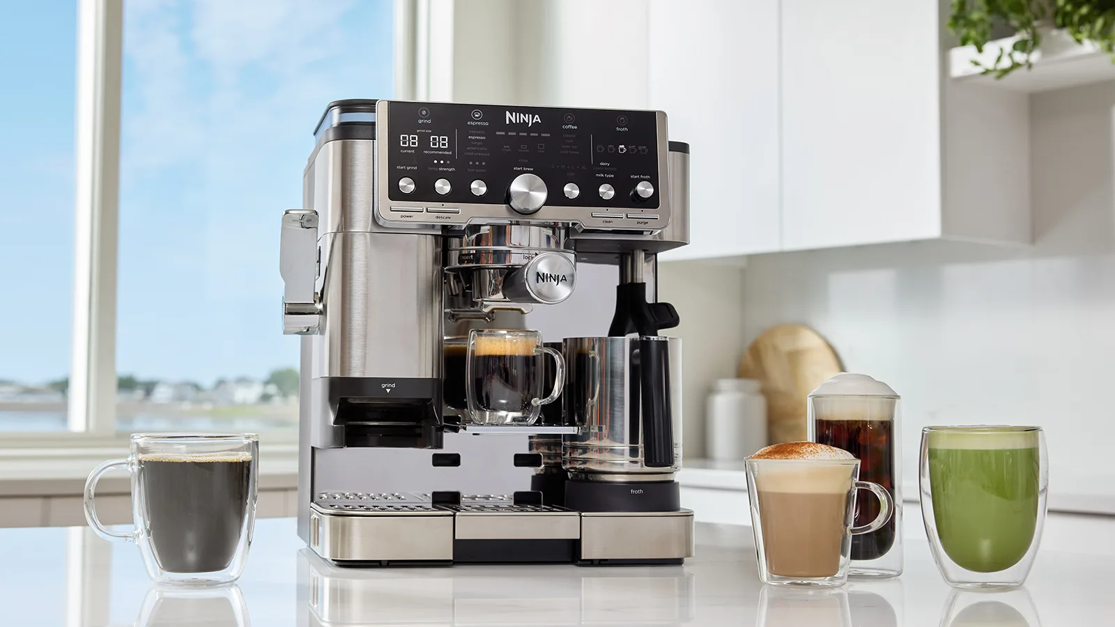 Coffee preparation close-up