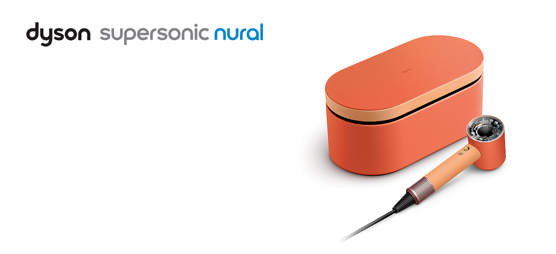 Фен Dyson Supersonic Nural в цветах Ceramic Apricot и Topaz