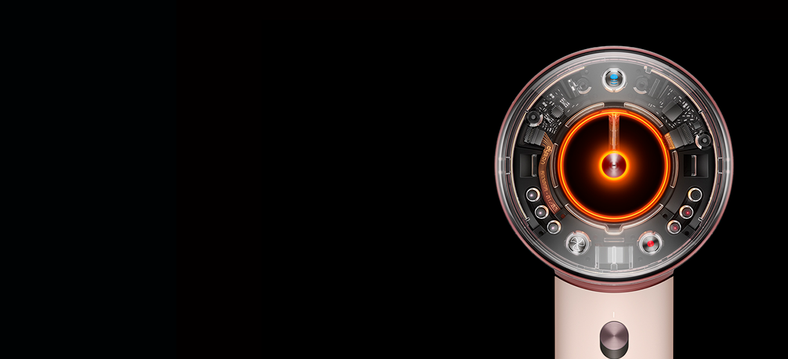 Вид спереди на фен Dyson Supersonic Nural