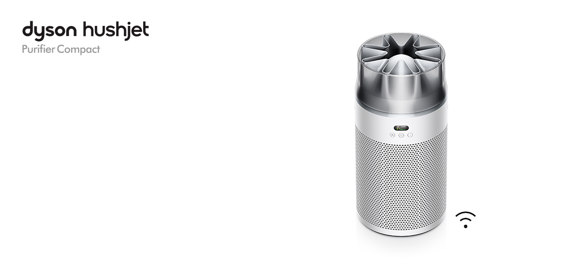 Purificatorul compact Dyson HushJet