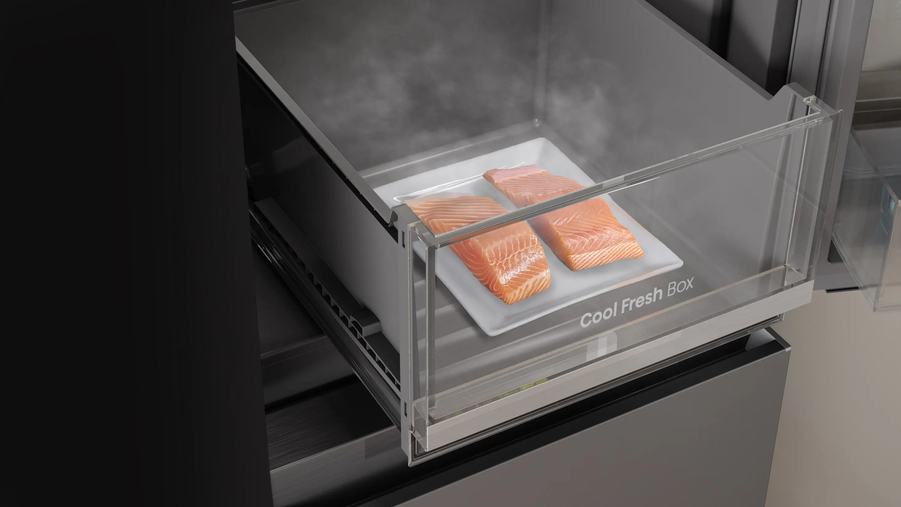 Sertarul Cool Fresh Box pentru păstrarea alimentelor proaspete
