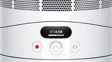 Panoul de control al ventilatorului Dyson
